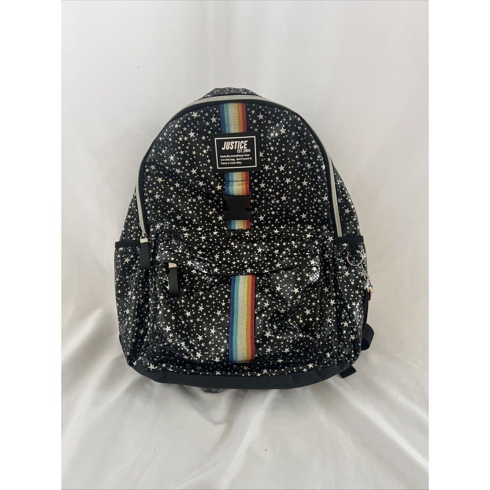 Justice Girls Backpack Everything I Own Is In This Bag Don't‎ Touch It 17"